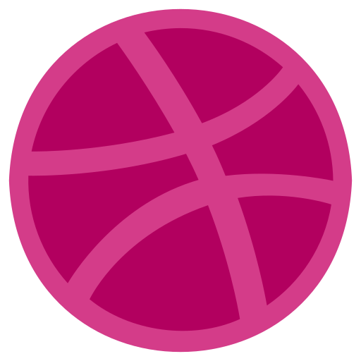 Dribble, social network, network, communication, internet, interaction icon